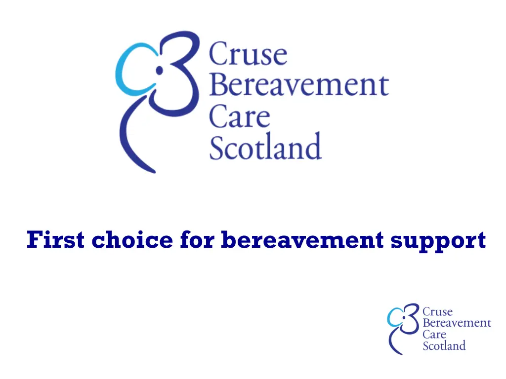 first choice for bereavement support