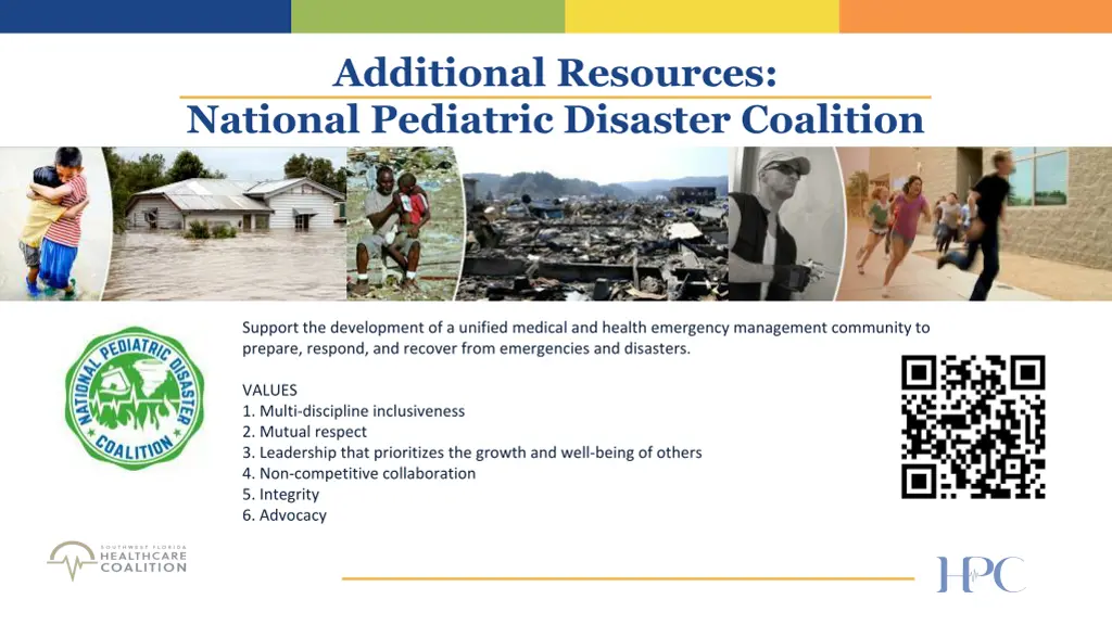 additional resources national pediatric disaster