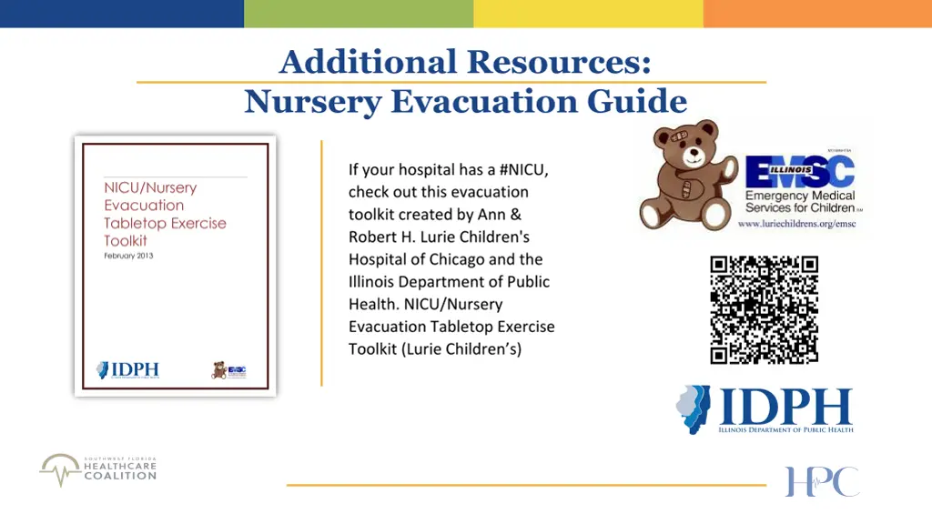 additional resources nursery evacuation guide