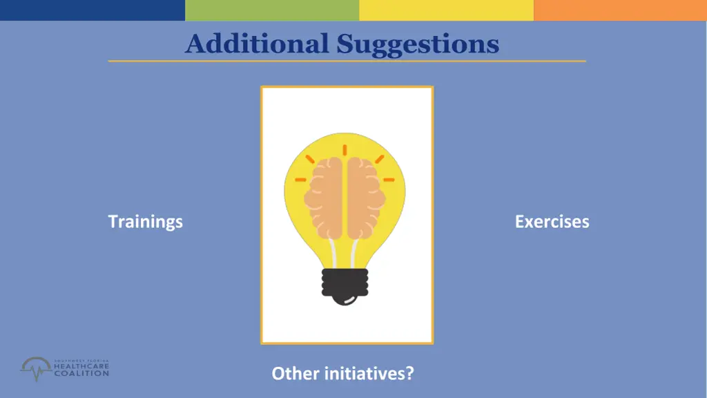 additional suggestions