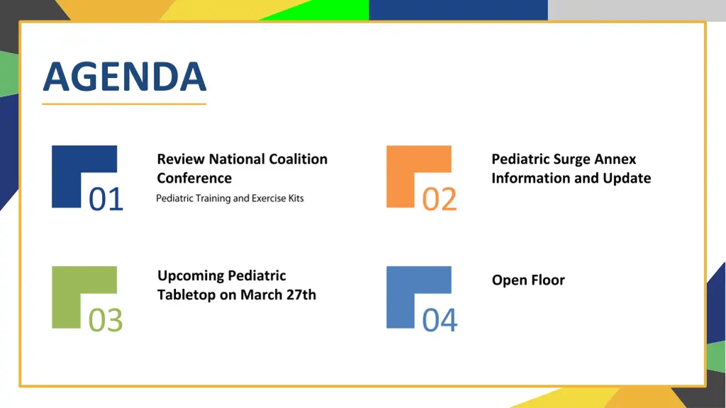 agenda