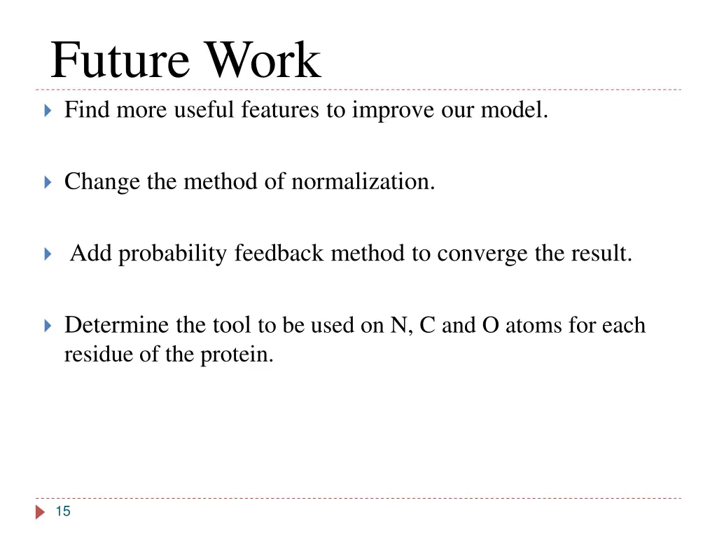 future work