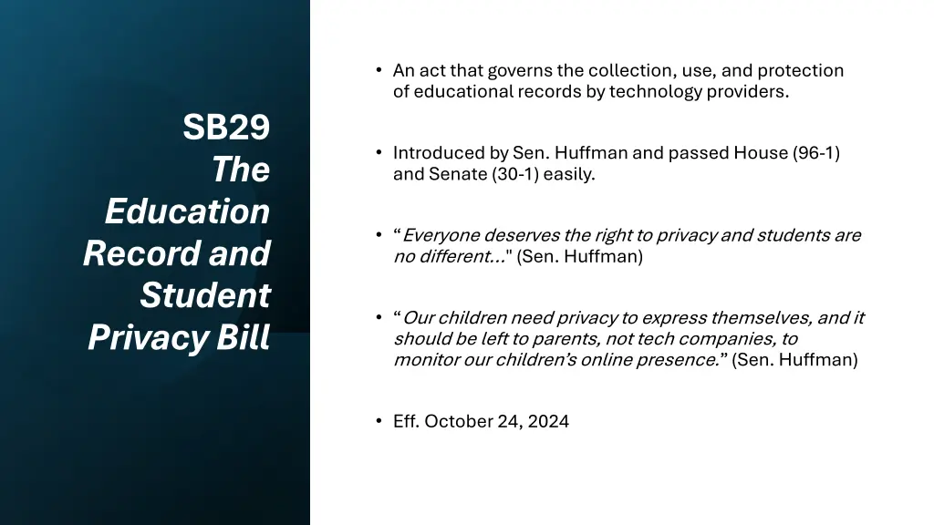an act that governs the collection
