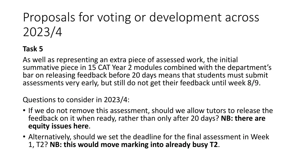 proposals for voting or development across 2023 4 1