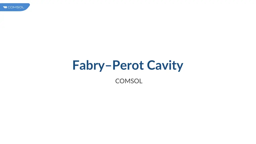 fabry perot cavity