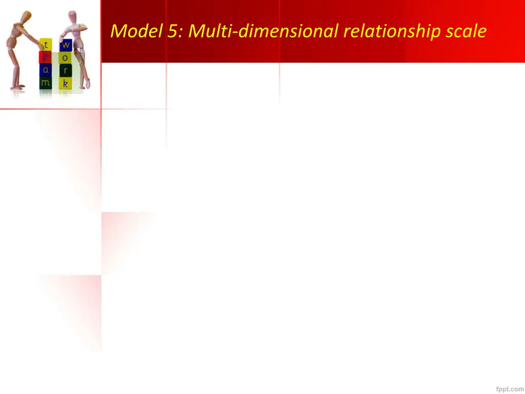 model 5 multi dimensional relationship scale