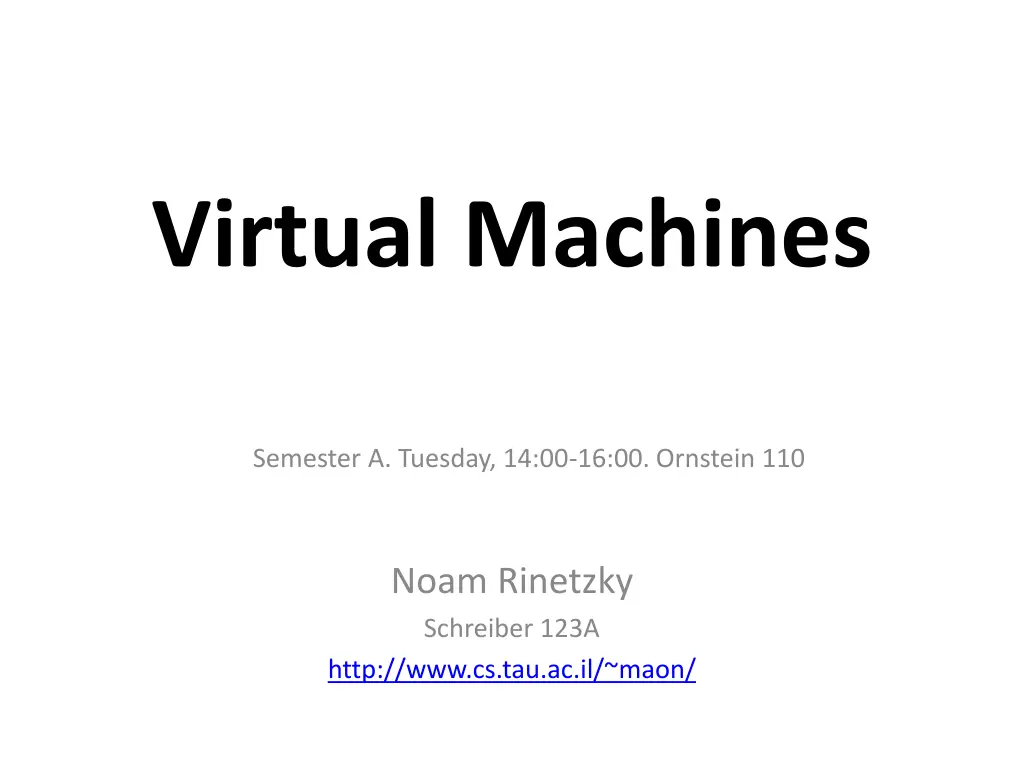 virtual machines