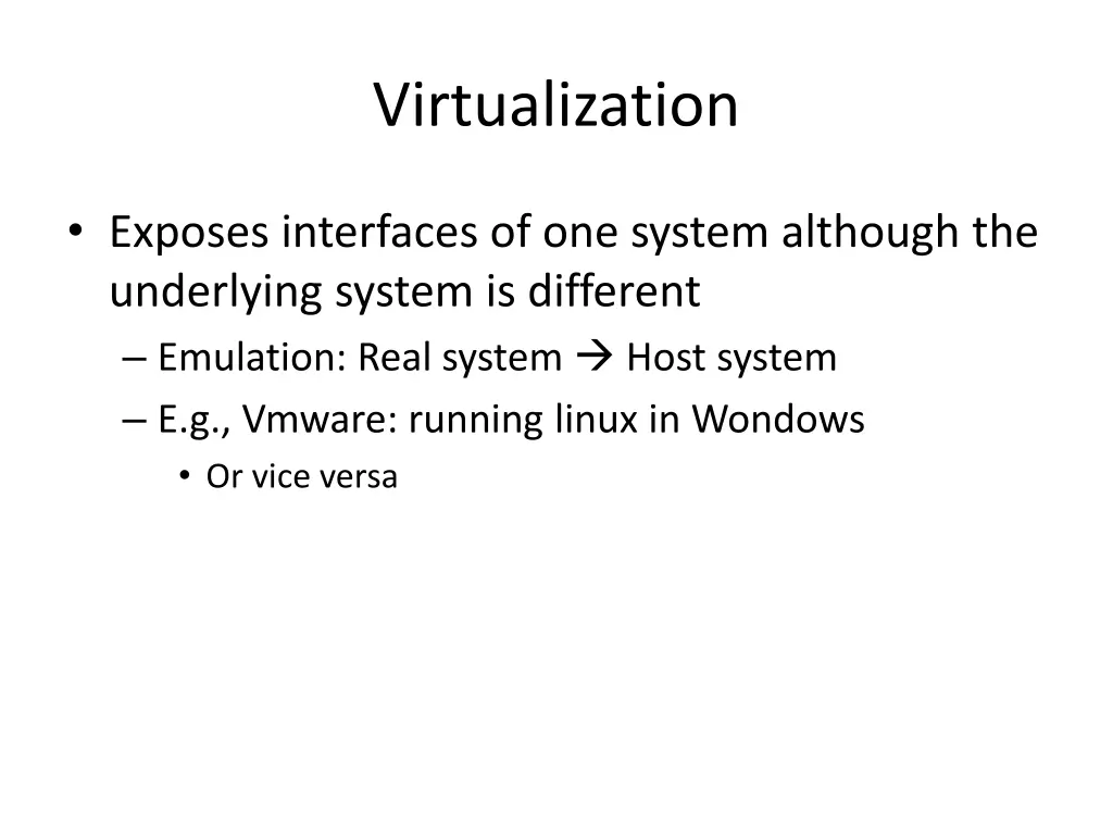 virtualization