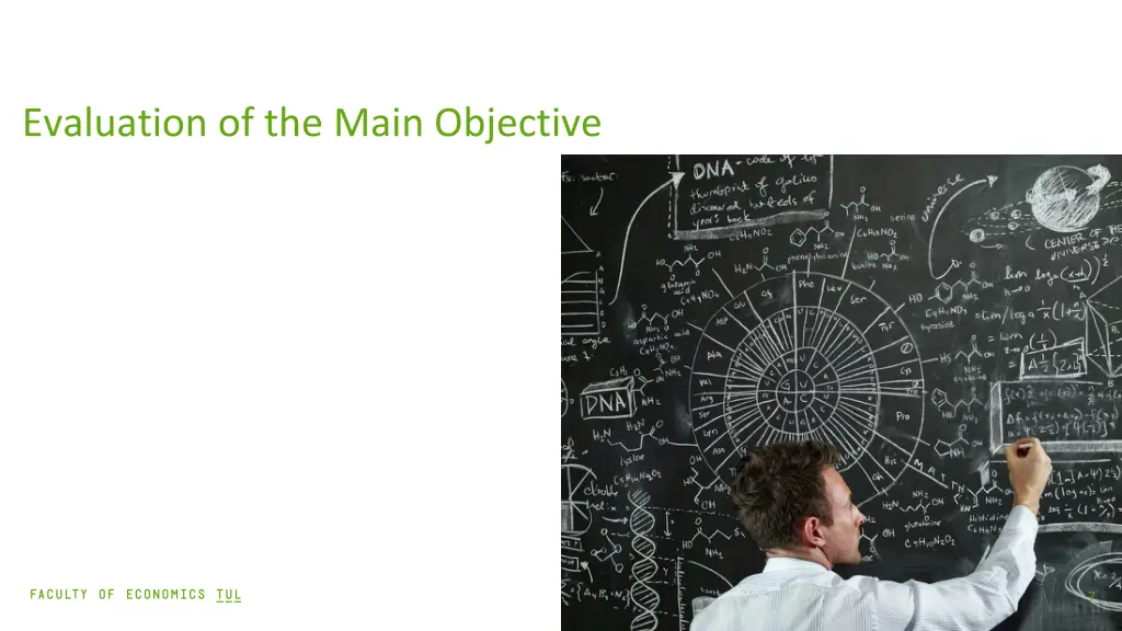 evaluation of the main objective