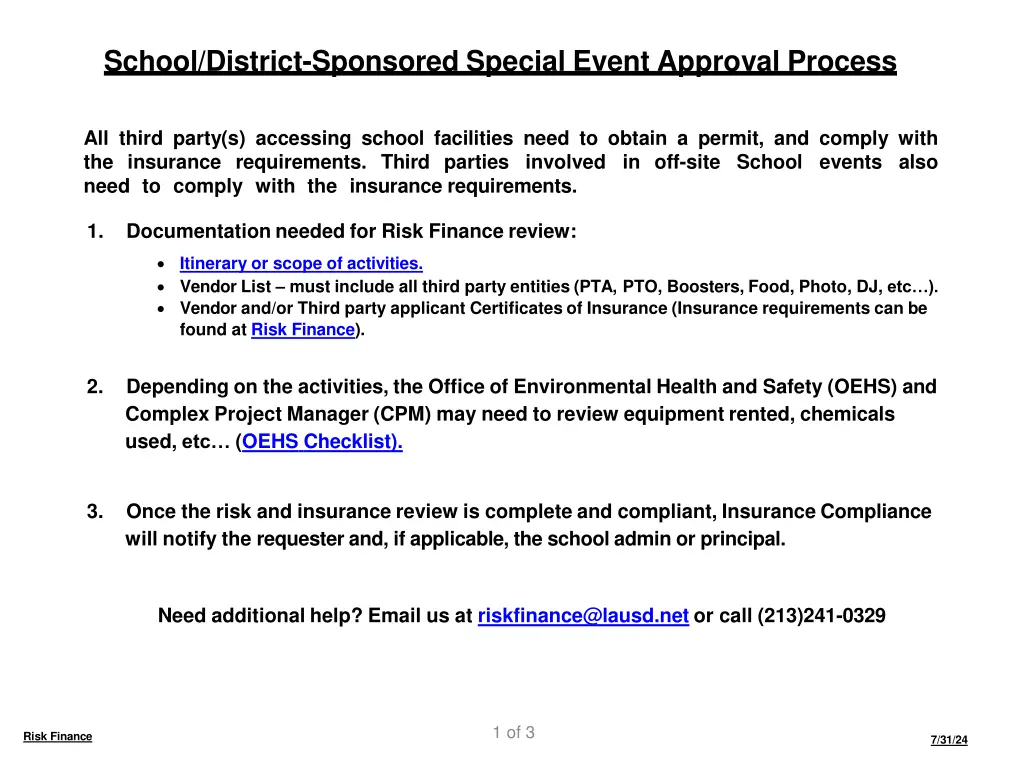school district sponsored special event approval 1