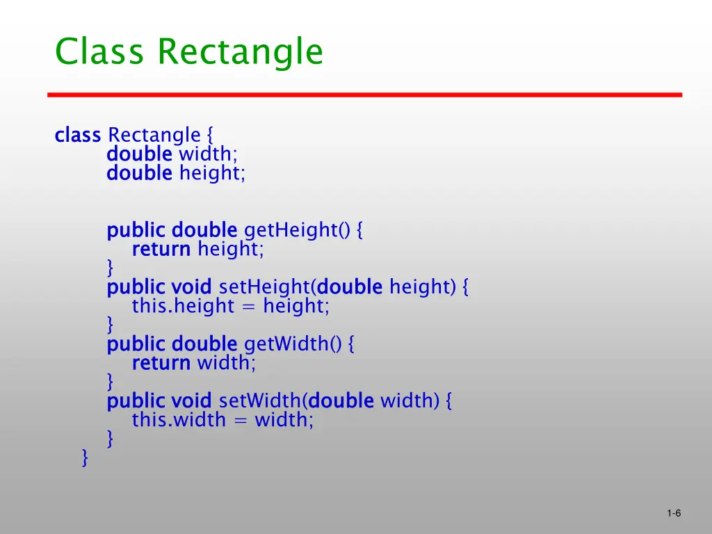 class rectangle
