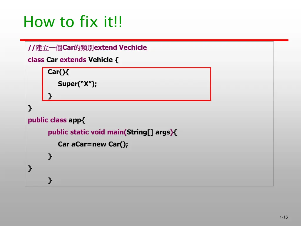 how to fix it 1