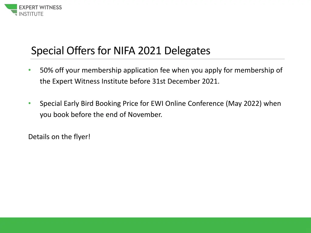 special offers for nifa 2021 delegates
