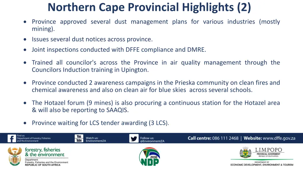 northern cape provincial highlights 2 province