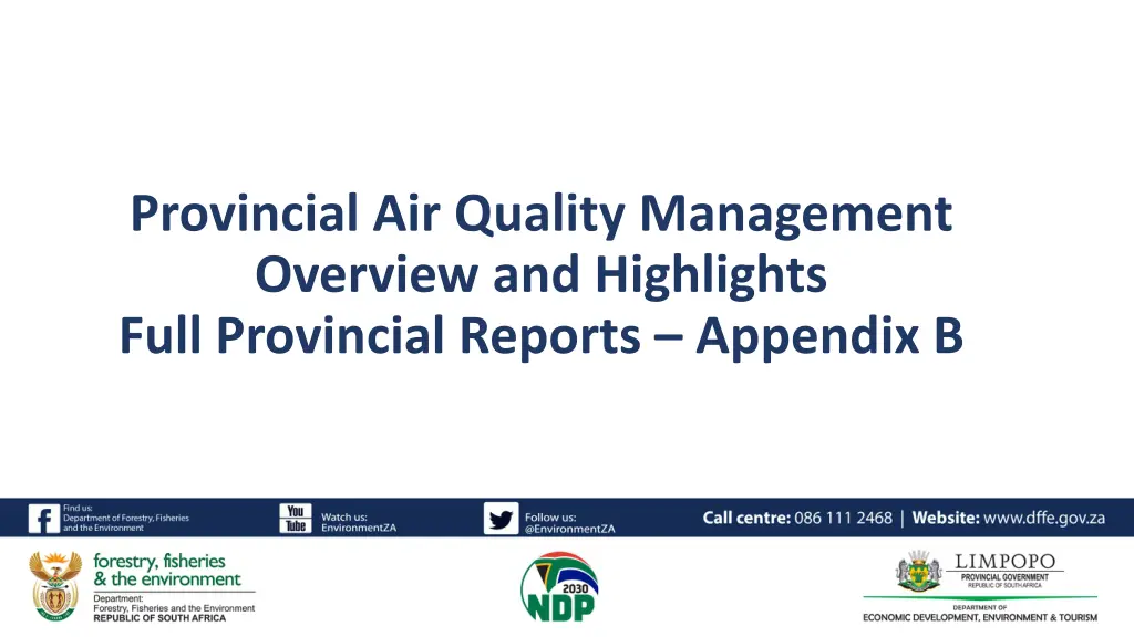 provincial air quality management overview