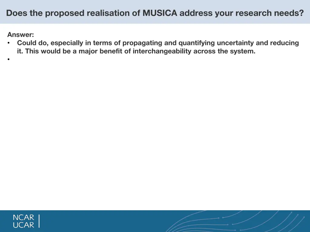 does the proposed realisation of musica address