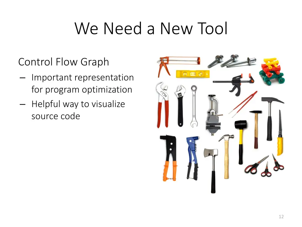 we need a new tool