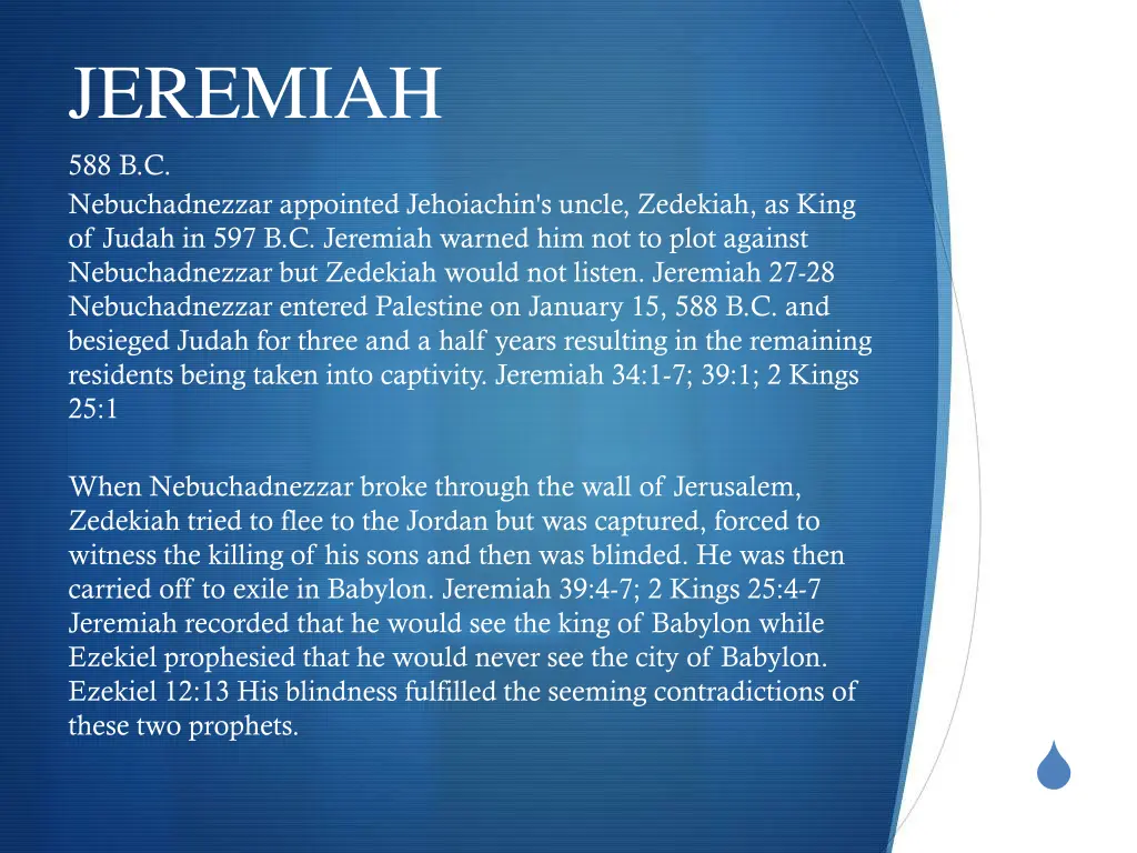 jeremiah 588 b c nebuchadnezzar appointed