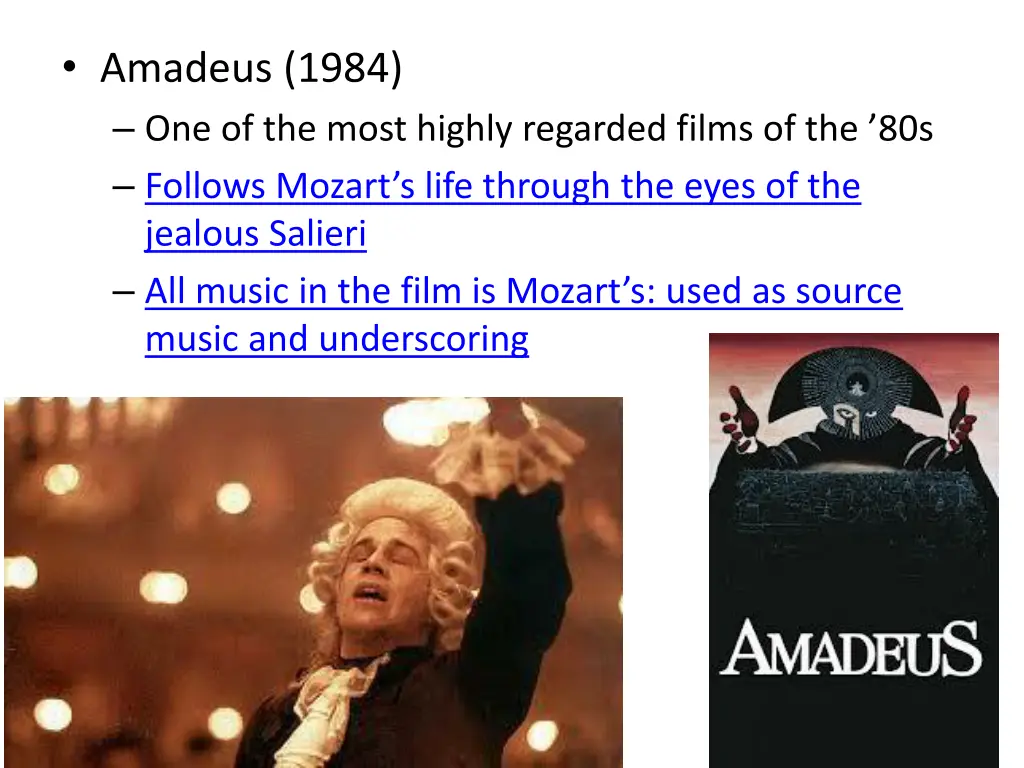 amadeus 1984 one of the most highly regarded