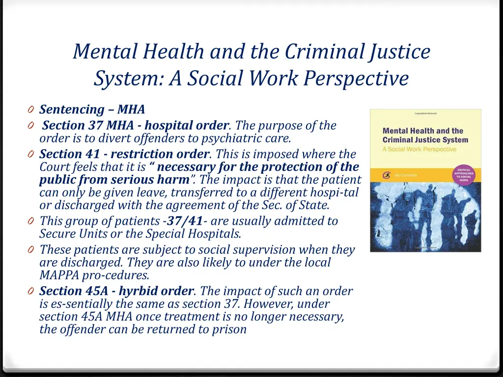 mental health and the criminal justice system 6