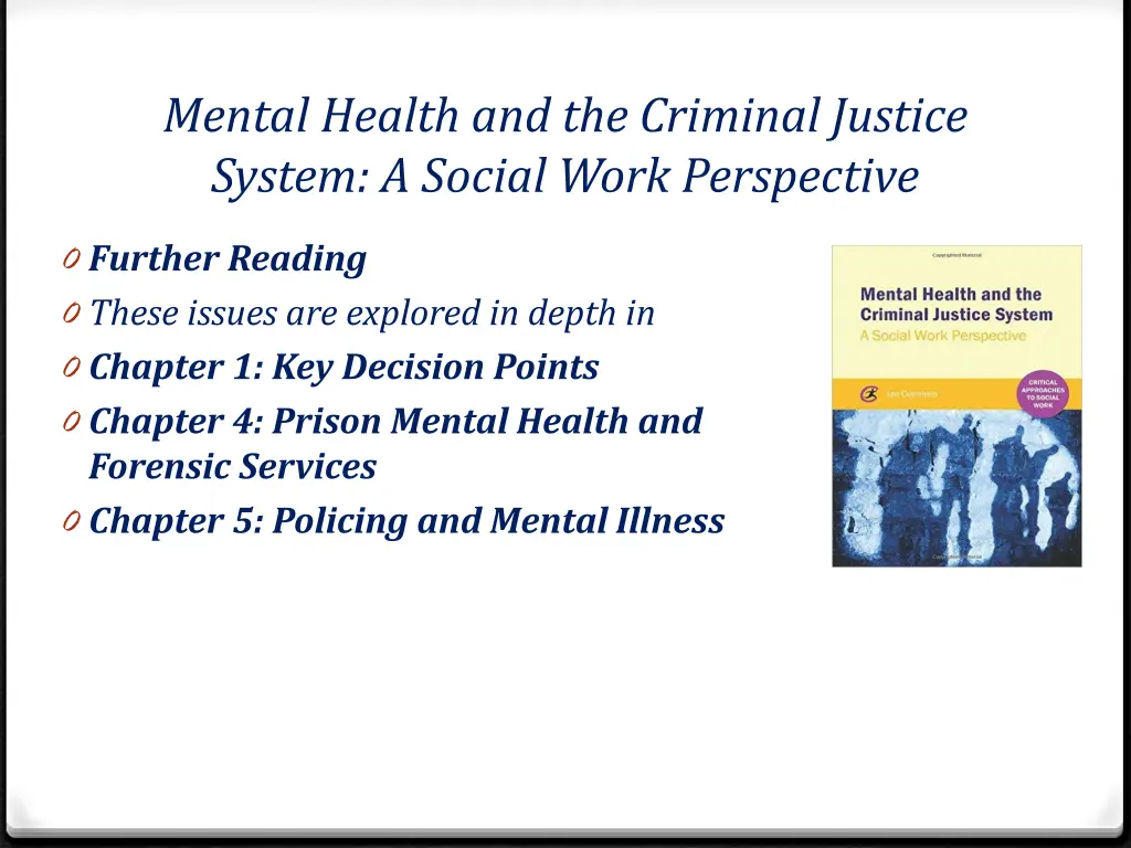mental health and the criminal justice system 8