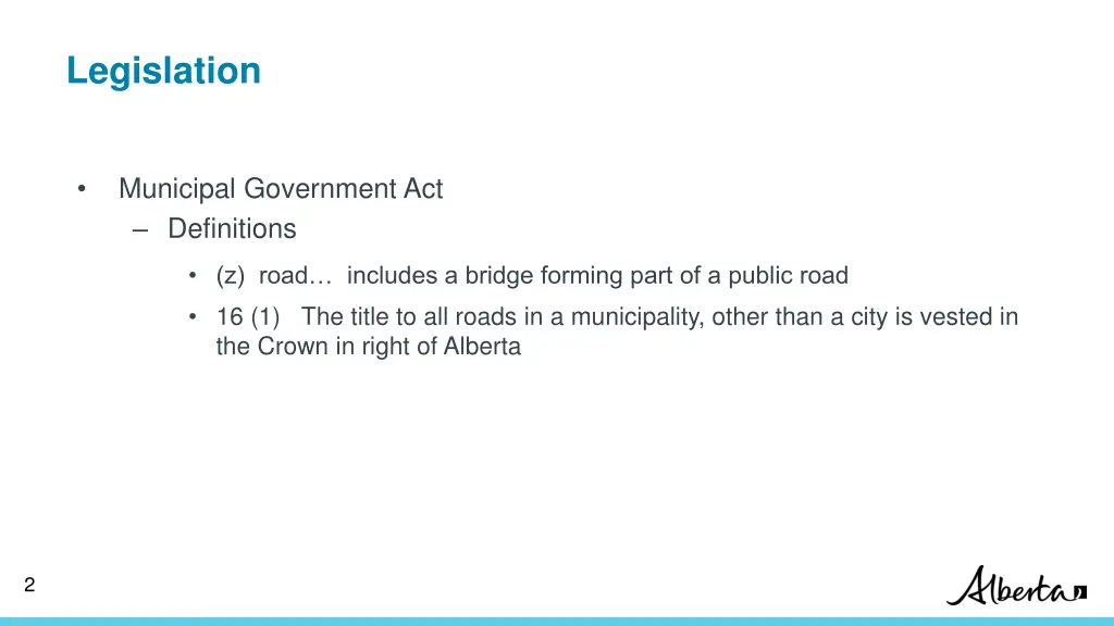 legislation
