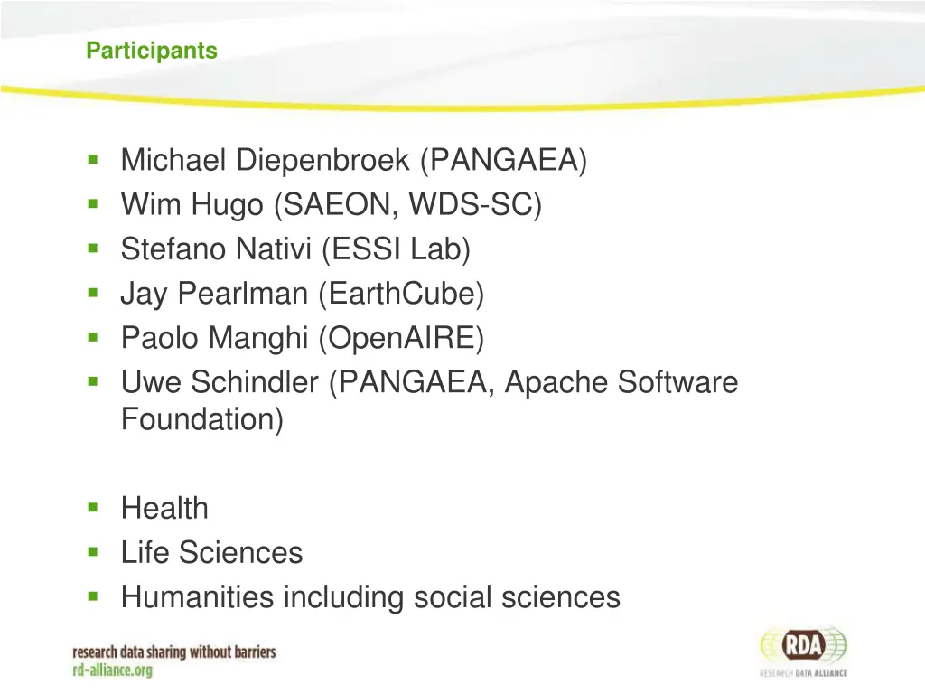 participants