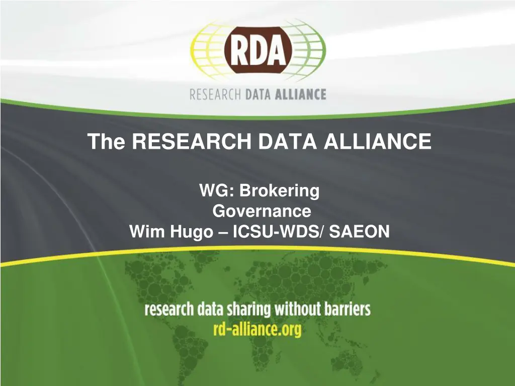 the research data alliance