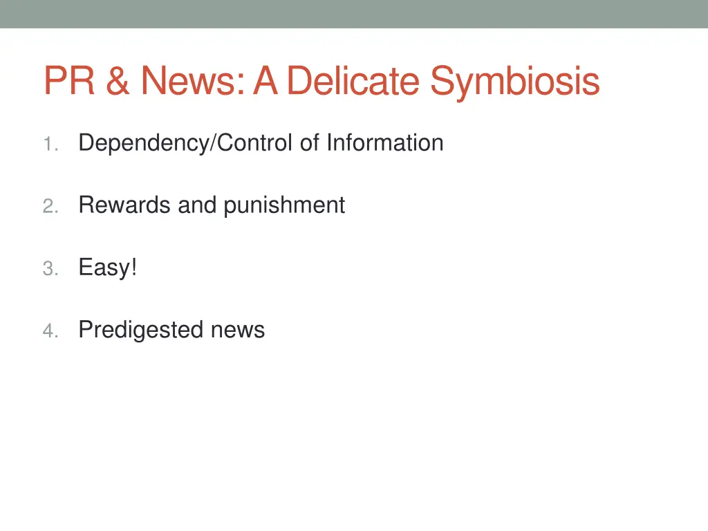 pr news a delicate symbiosis