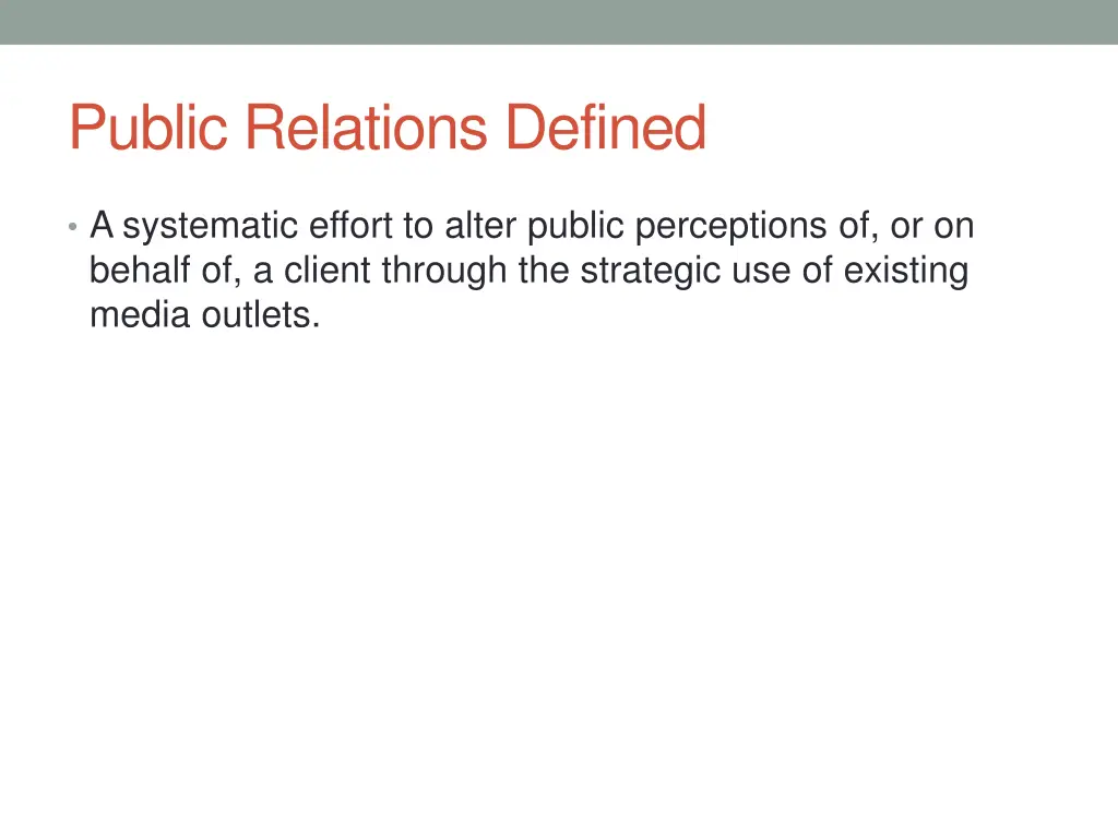 public relations defined