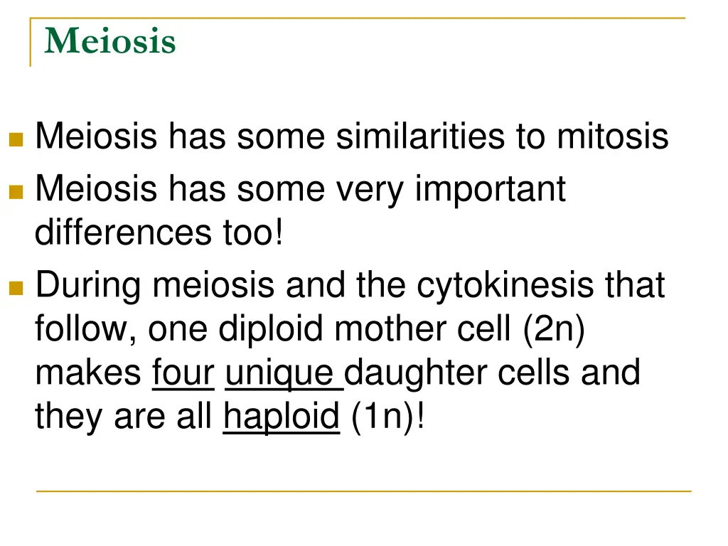 meiosis