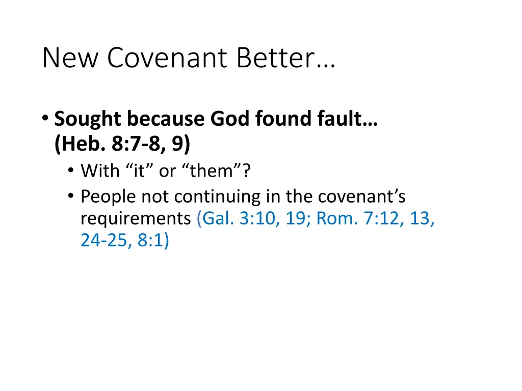 new covenant better 1