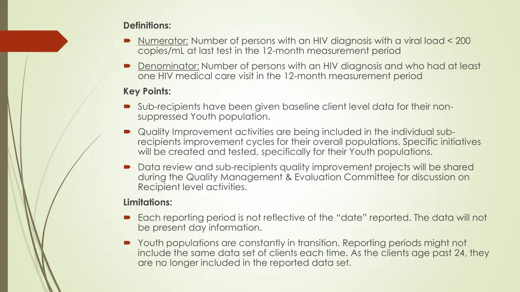 definitions numerator number of persons with