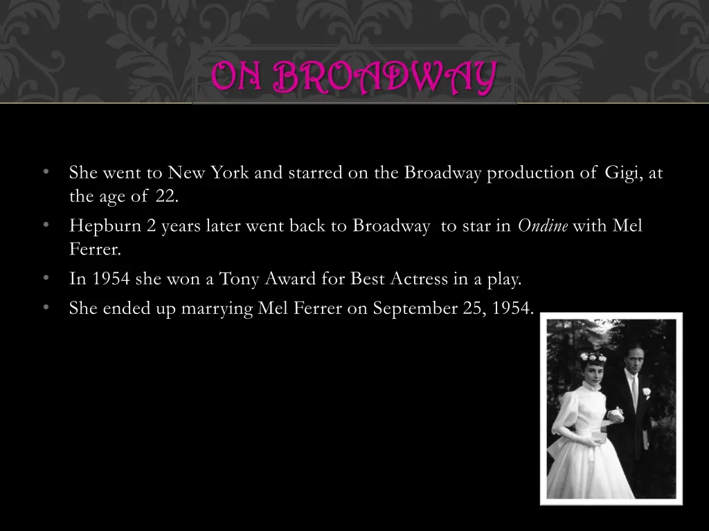 on on broadway broadway