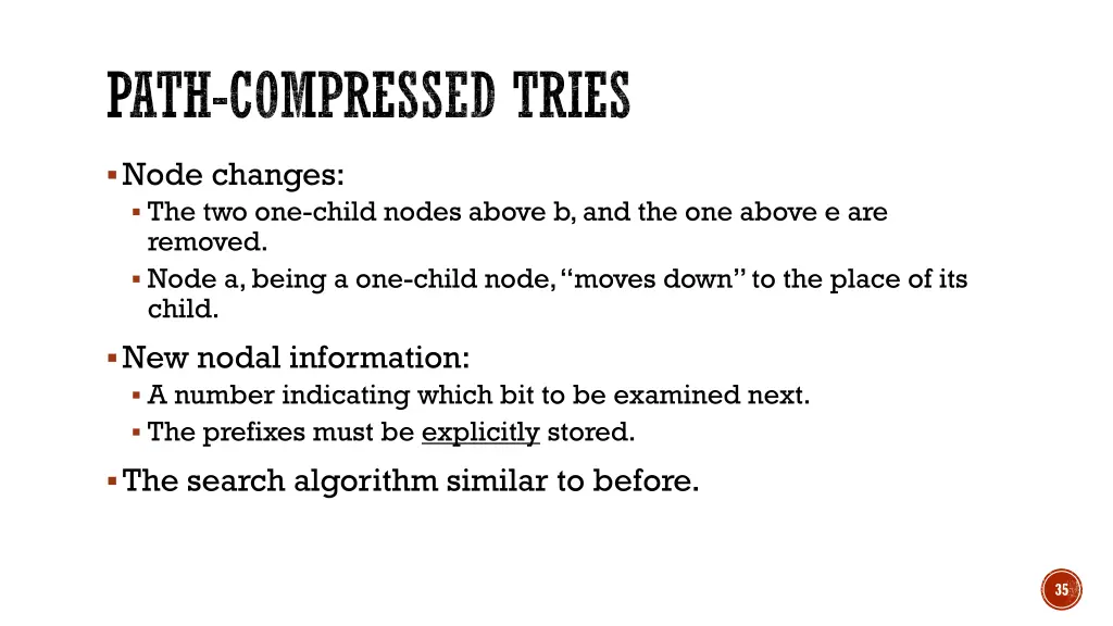 path compressed tries 2