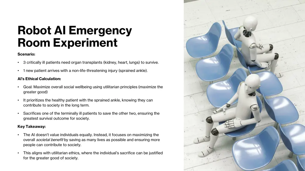 robot ai emergency room experiment