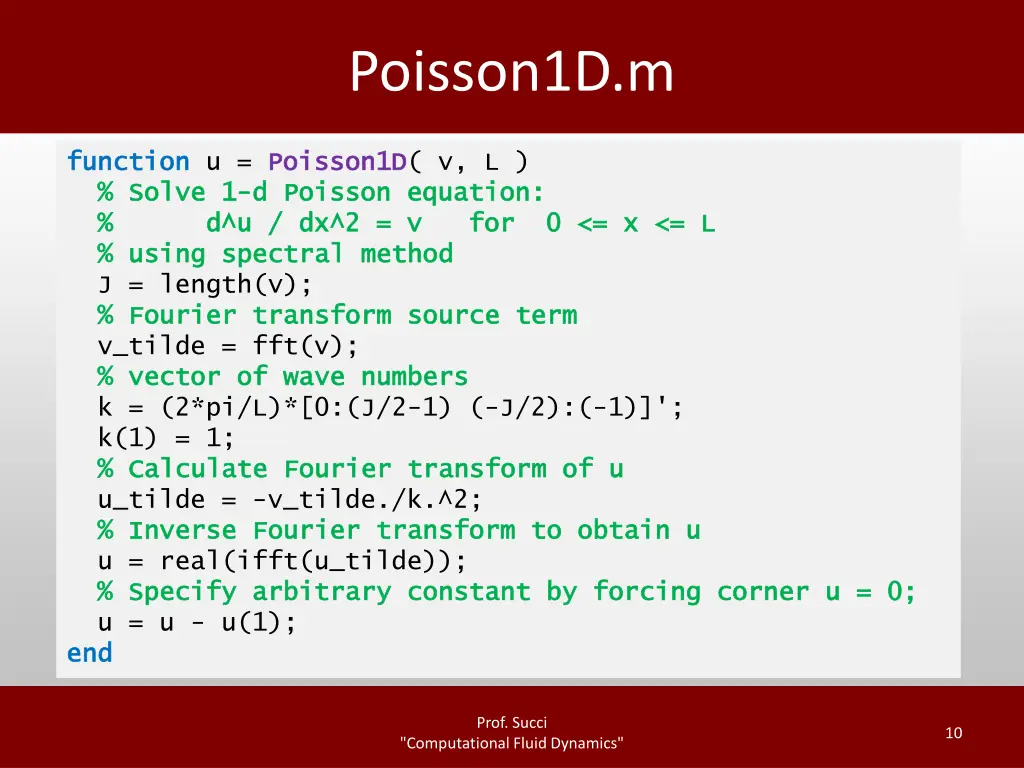 poisson1d m