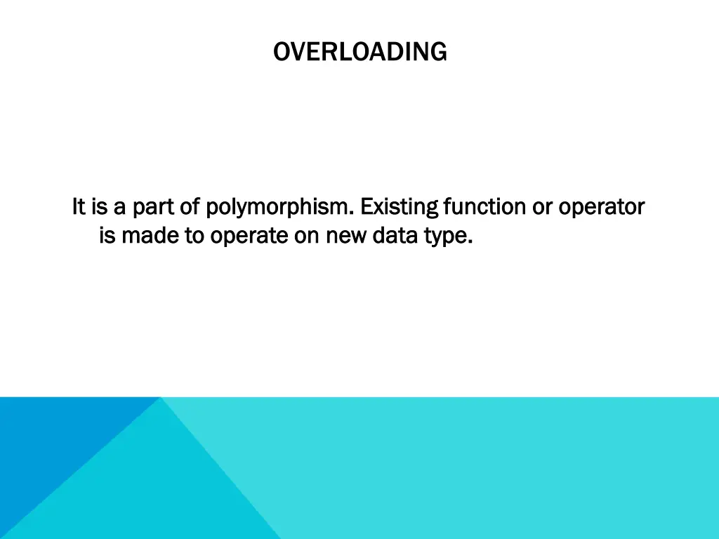 overloading