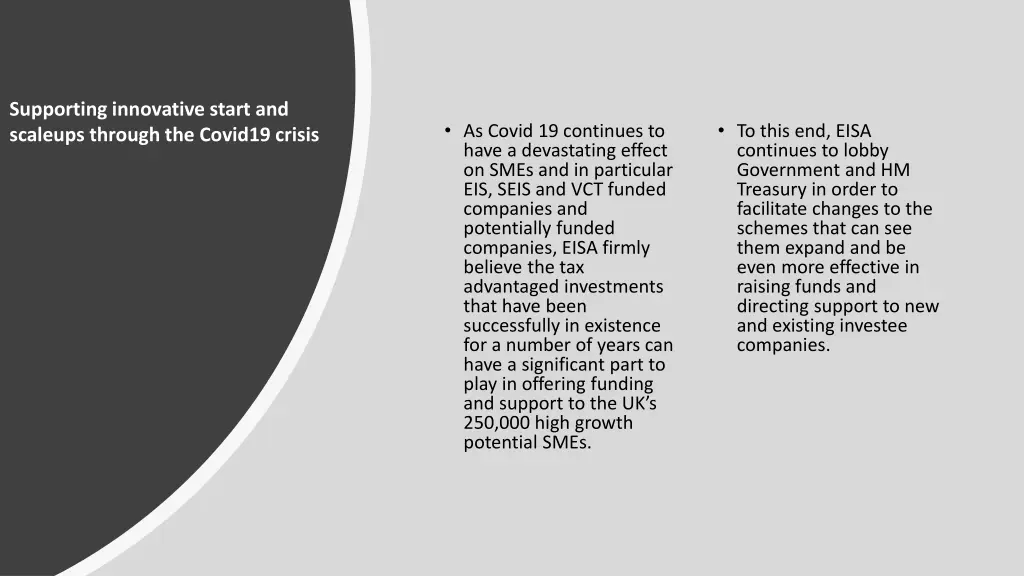 supporting innovative start and scaleups through