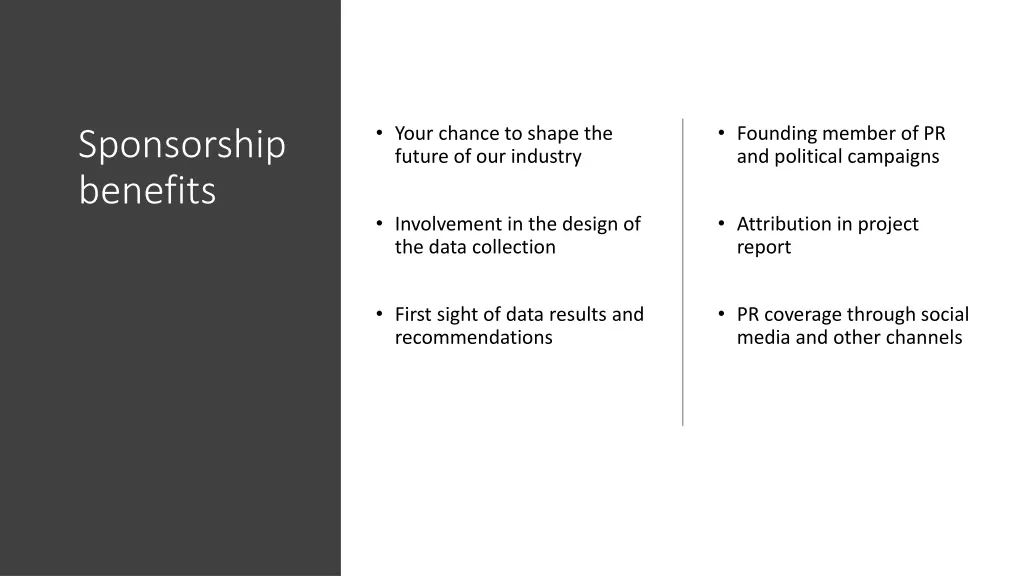 your chance to shape the future of our industry