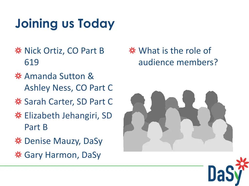 joining us today