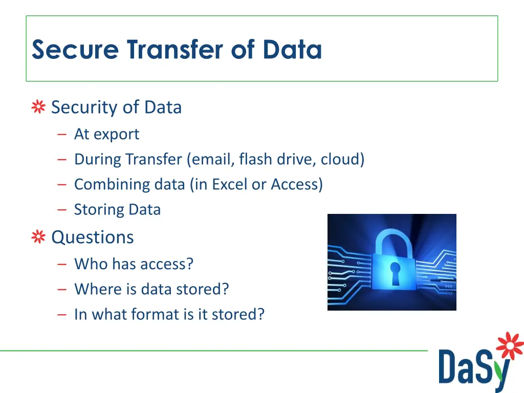 secure transfer of data 1