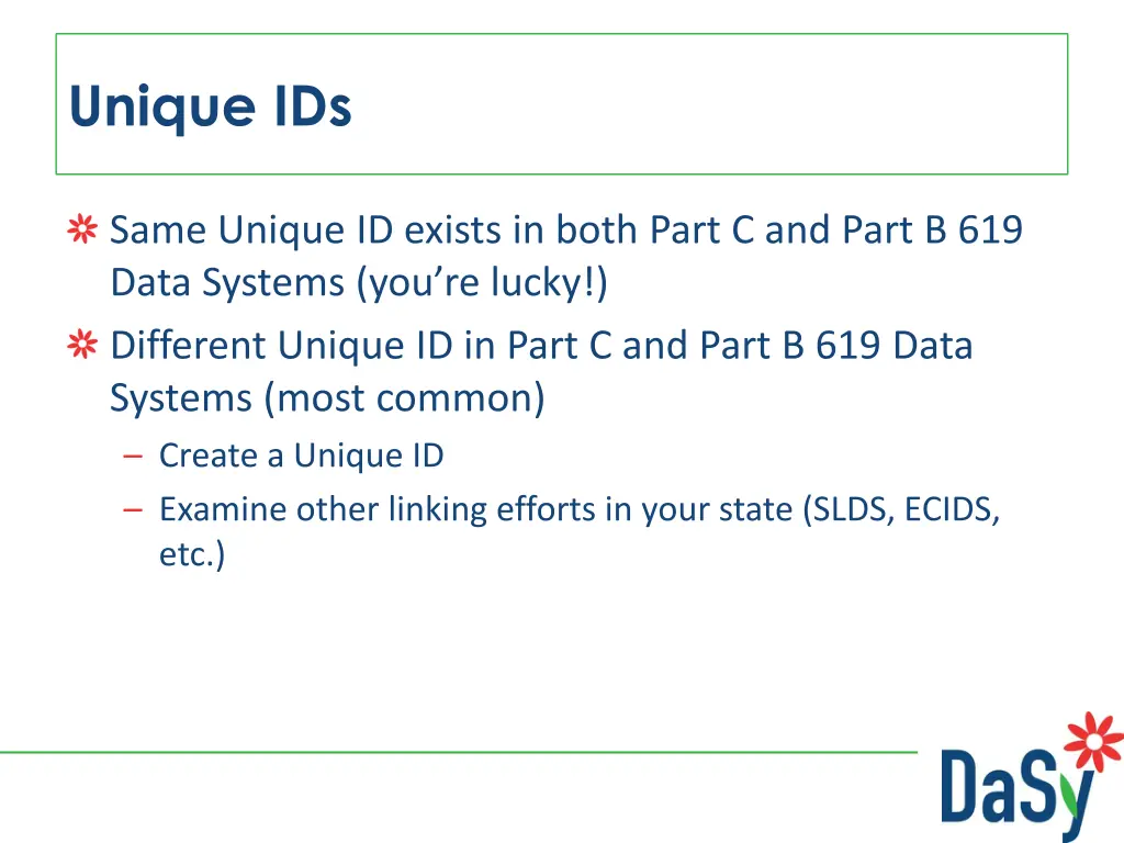 unique ids 2