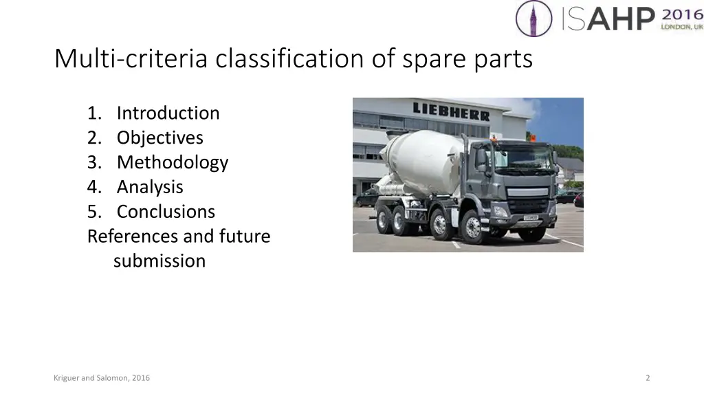 multi criteria classification of spare parts 1