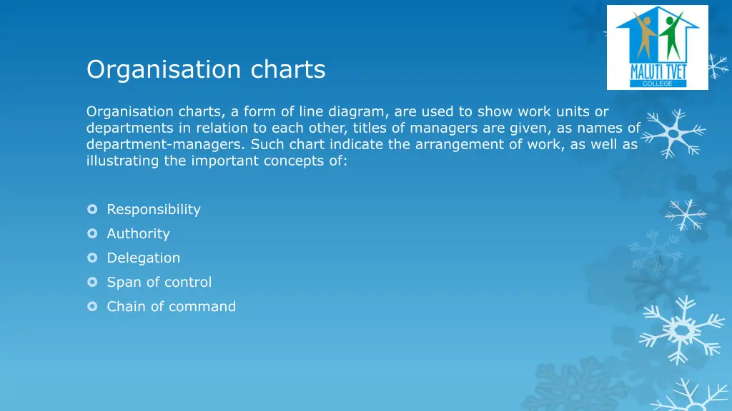 organisation charts