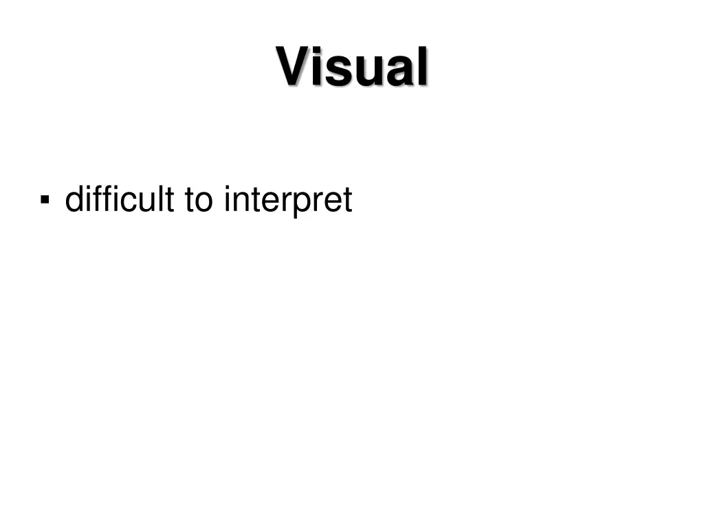 visual