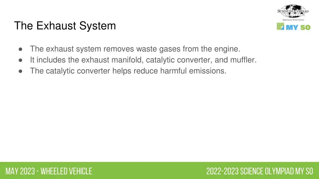 the exhaust system