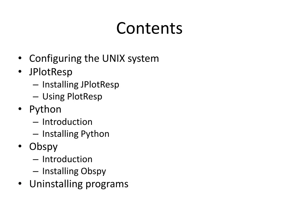 contents