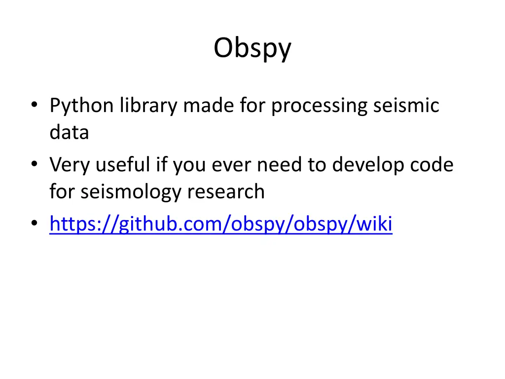 obspy
