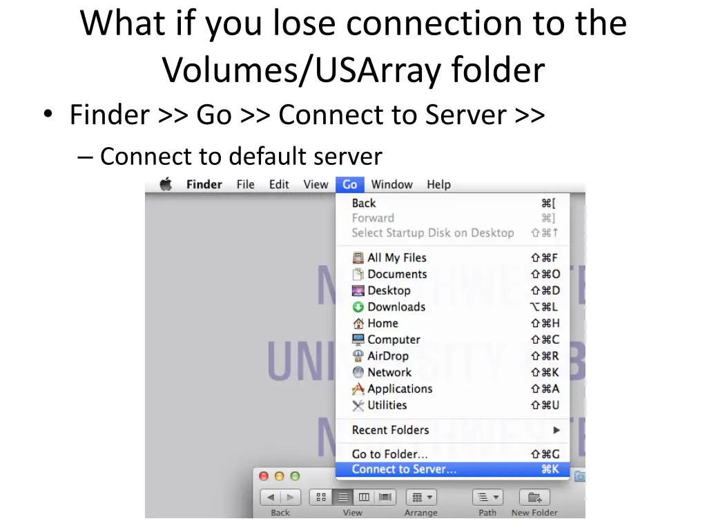 what if you lose connection to the volumes